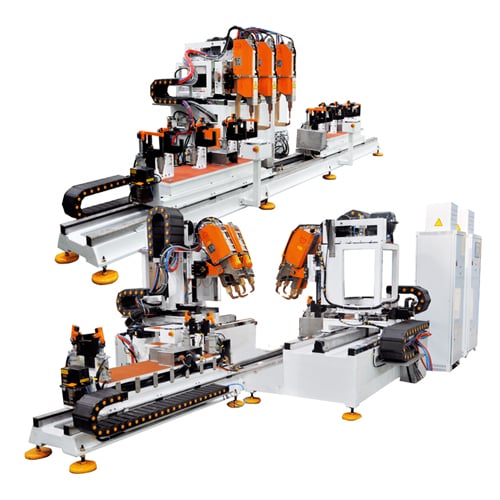 Soldadora por puntos personalizada para umbrales de puertas de automóviles