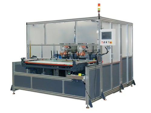 Soldadora de parches MFDC 2x100KVA para pilar B