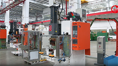 Soldador MFDC de 660KVA para tubería de curvatura de depósito DB-660-18002